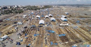 Boşalan Kurban Pazarı Havadan Görüntülendi