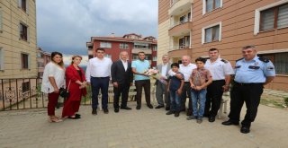 Kaymakam Çelikkaya Ve Başkan Dişliden 15 Temmuz Gazilerine Ziyaret