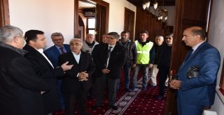 Başkan Bakıcı Ve Vakıflar Bölge Müdürü Emekten Soğukpınar Camii İncelemesi