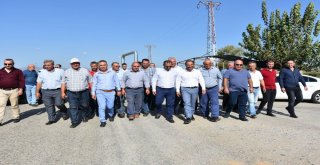 Başkanlardan Yol Yapım Çalışmalarına Yerinde İnceleme