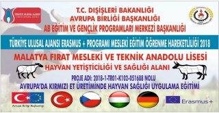 Fırat Tarım Meslek Lisesi Avrupa Yolunda