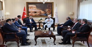Diyanet İşleri Başkanı Erbaş, İran Ankara Büyükelçisini Kabul Etti