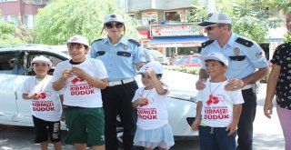 Bayramda Hatalı Sürücülere Kırmızı Düdük