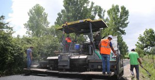 Karasu'da yollar bayrama hazırlanıyor