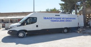 Ereğlide Camilerde Halılar Yıkanıyor