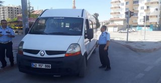 Ereğlide Okul Servis Araçları Denetlendi