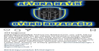 (Özel Haber) Mke Ankaragücü Taraftarından Stat Tepkisi