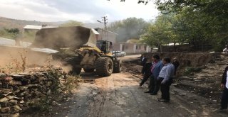 Kale Mahallesindeki Yol Çalışmalarında Sona Gelindi