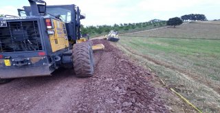 Başkan Dişli Yol Açım Çalışmalarını İnceledi