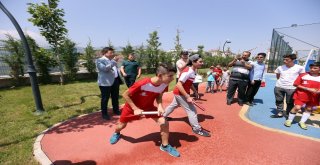 Merkezefendide ‘Cami Çocukları Yaz Spor Şenlikleri Başladı