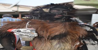 Keçi Derisi Giyip, Dana Kılından Bıyık Takıyorlar