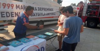 Afad 17 Ağustos Depreminin Yıl Dönümünde Adanalıları Bilinçlendirdi