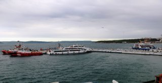 Gökçeadada Feribot Seferlerine Fırtına Engeli
