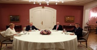 4Lü Suriye Zirvesinin Ardından Liderler Birlikte Yemek Yedi