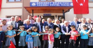 Şahinbeyde Sosyal Tesis Törenle Hizmete Açıldı