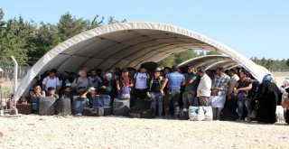 Ülkelerine Gitmek İsteyen Suriyeliler Öncüpınara Akın Etti