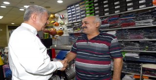 Başkan Polat Kapalı Çarşı Esnaflarıyla Bir Araya Geldi