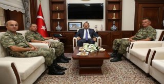 Tuğgeneral Ercan Pürsünlü Vali Ali Hamza Pehlivanı Ziyaret Etti
