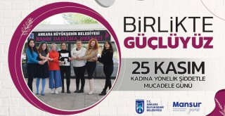 BÜYÜKŞEHİR'DEN 'KADINA KARŞI ŞİDDETLE MÜCADELEYE' DESTEK