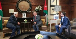 Filistin Devlet Başkanı, Ürdün Kralı İle Bir Araya Geldi