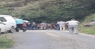 Direksiyon Hakimiyetini Kaybeden Sürücü Uçurumdan Yuvarlandı: 1 Ölü