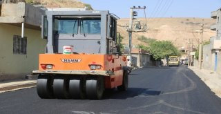 Cizrede Sıcak Asfalt Çalışmaları Sürüyor