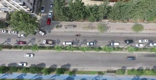 Kuralsız Sürücüleri Drone Yakaladı, Polis Ceza Yazdı