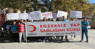 Elazığda Gençler İle Yaşlılar Egzersiz Yaptı