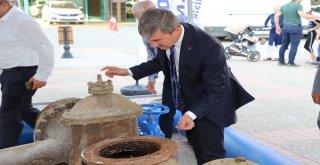 Turgutluda Su Kesintilerine Sebep Olan Eski Vana Sergilendi