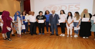 ‘Evde Sağlık Elinize Sağlık Projesinde 42 Kursiyer Sertifikalarını Aldı