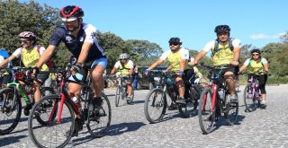 Troiadan Bergamaya 3. Unesco Dünya Mirası Yolunda Bisiklet Turunun Startı Verildi