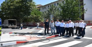 İnegölde Adliye Kavşağında Dönüşüm Tamamlandı