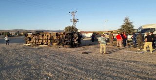 Malatyaspor Taraftarı Dönüş Yolunda Kaza Yaptı: 1 Ağır Yaralı