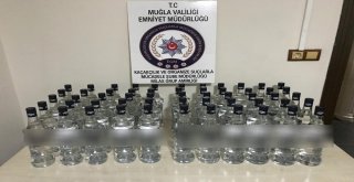 Milasta 51 Şişe Kaçak İçki Ele Geçirildi