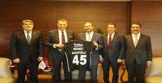 Beşiktaştan Bakan Kasapoğluna Ziyaret