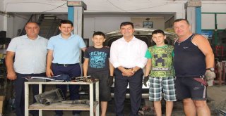 Ümmet Akın, Ziyaretlerine Kuşadasında Devam Etti