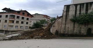 Orduda Lisenin İstinat Duvarı Çöktü
