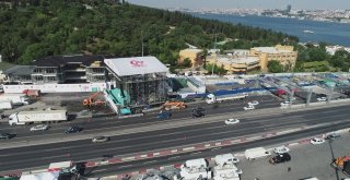 15 Temmuz Şehitler Köprüsündeki Hazırlıklar Havadan Görüntülendi