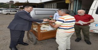 Esnaf Ve Sanatkârlara Karanfil Ve Ahilik Nasihati Dağıtıldı