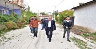 İnönüde Kilit Taş Çalışmaları Merkez Mahallelerde Devam Ediyor