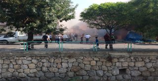 Kastamonuda Marangozlar Sitesinde Yangın Çıktı