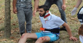 Kontrolden Çıkan 2 Otomobil Kafa Kafaya Çarpıştı: 1İ Ağır 3 Yaralı