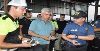 Cizrede Hatalı Sürücüye “Kırmızı Düdük”
