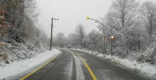Kartepeye Yılın İlk Karı Düştü