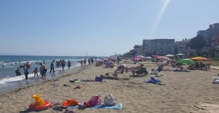 (Özel) Kurban Bayramında Sahiller Doldu Taştı