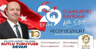 Başkan Bozkurttan 29 Ekim Cumhuriyet Bayramı Mesajı