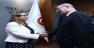 Ato Yönetimi Ticaret Bakanı Pekcanı Ziyaret Etti