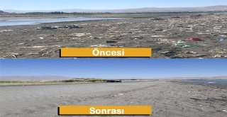 Van Gölü Sahilinde 40 Ton Çöp Toplandı