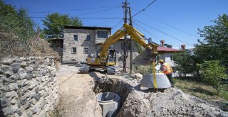 Arapgirde Alt Yapı Çalışmaları Sürüyor