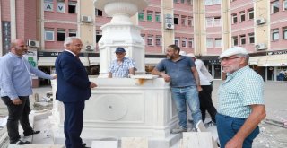 Vakıflar İşhanı Önüne Tarihi Çeşme Yapılıyor